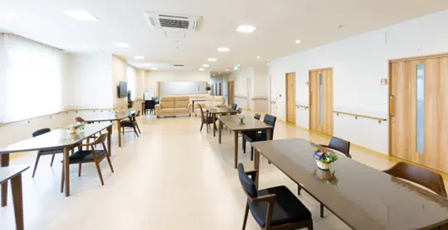 おおざいの広々としたスペース